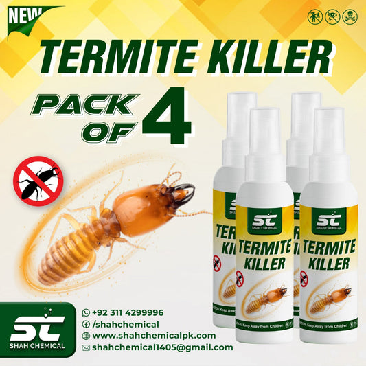 Pack of 4 Termite Killer Ready For Use Spray - 120 ml