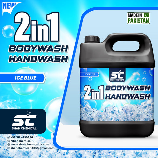 2 in 1 Bodywash and handwash ( ice blue ) - 4 litre