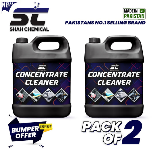 SHAH CHEMICALS Pack of 2 Concentrated Cleaner All Purpose Cleaner - 4 litre SHAH CHEMICALS