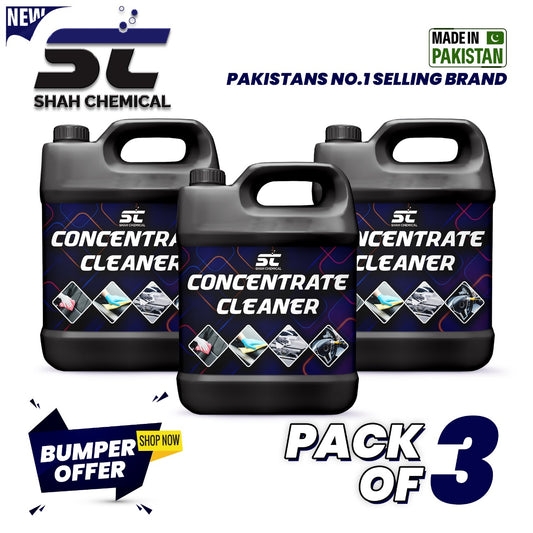 Pack of 3 Concentrated Cleaner All Purpose Cleaner - 4 litre