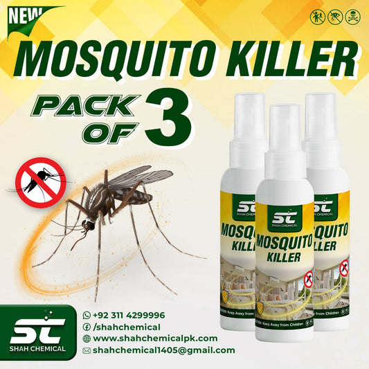 Pack of 3 Mosquito Killer Ready For Use Spray - 120 ml