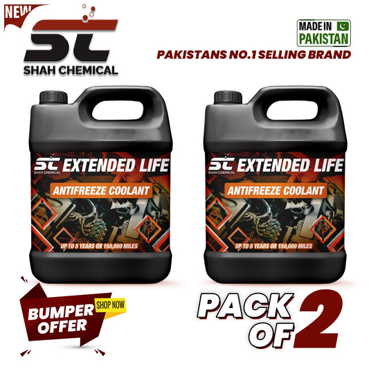 Pack of 2 Anti-Rust Heavy Duty Coolant For All Vehicle - 4 litre
