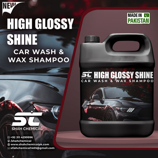 High Glossy Shine Car Wash shampoo & Wax Shampoo - 4 Litre