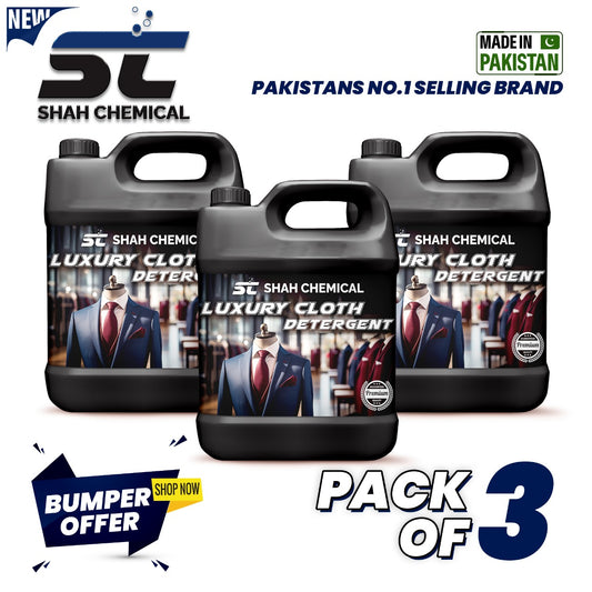 Pack of 3 Luxury clothe detergent - 4 litre