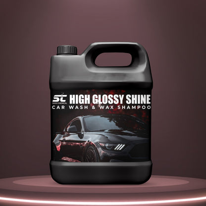 High Glossy Shine Car Wash shampoo & Wax Shampoo - 4 Litre