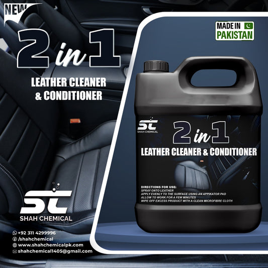 Leather Cleaner and Conditioner 2 in 1 - 4 litre