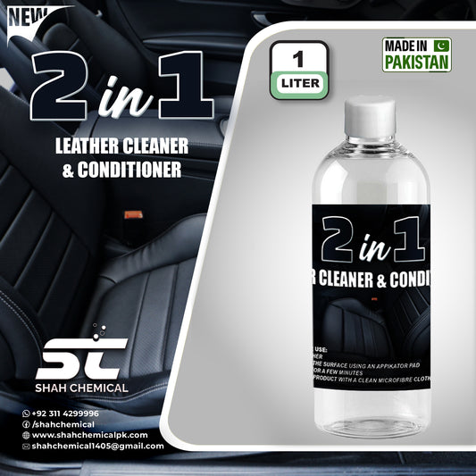 Leather Cleaner and Conditioner 2 in 1 - 1 litre