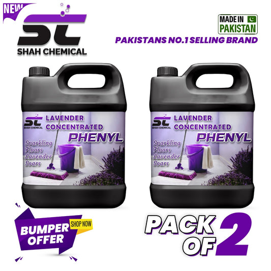 Pack of 2 Levender concentrated phenyl  4 Liter