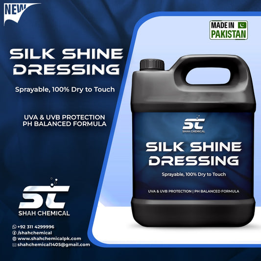 Silk Shine Dressing Mate Polish Anti-Bacterial For Vehichle Interior - 4 litre