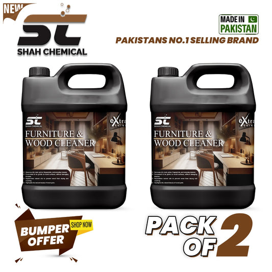 Pack of 2 Furniture & Wood cleaner ( ready for use ) - 4 liter