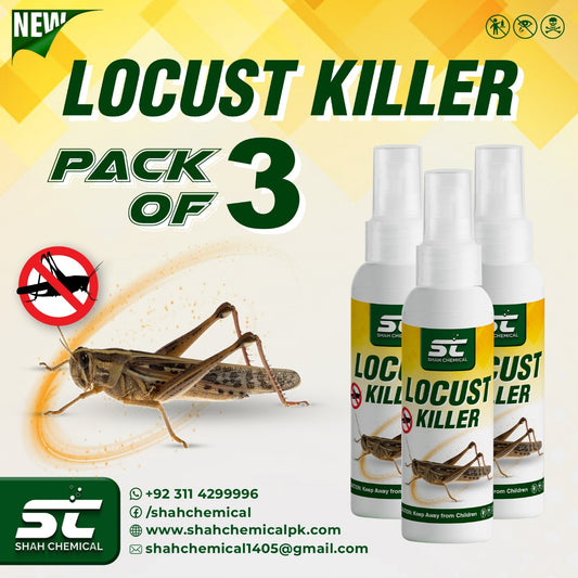 Pack of 3 Locust killer Ready For Use Spray - 120 ml