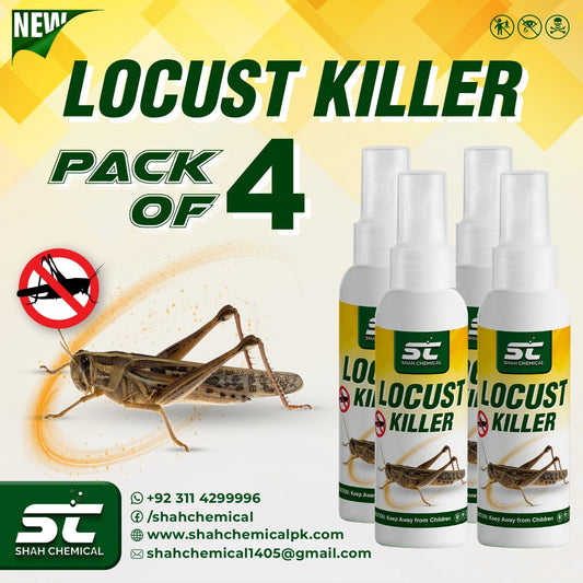 Pack of 4 Locust killer Ready For Use Spray - 120 ml