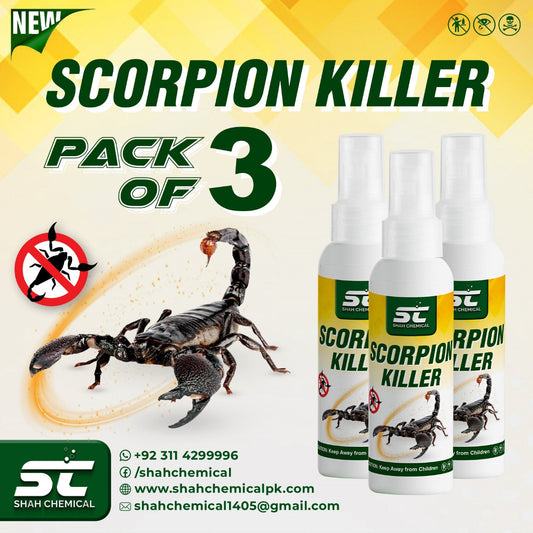 Pack of 3 Scorpion Killer Ready For Use Spray - 120 ml