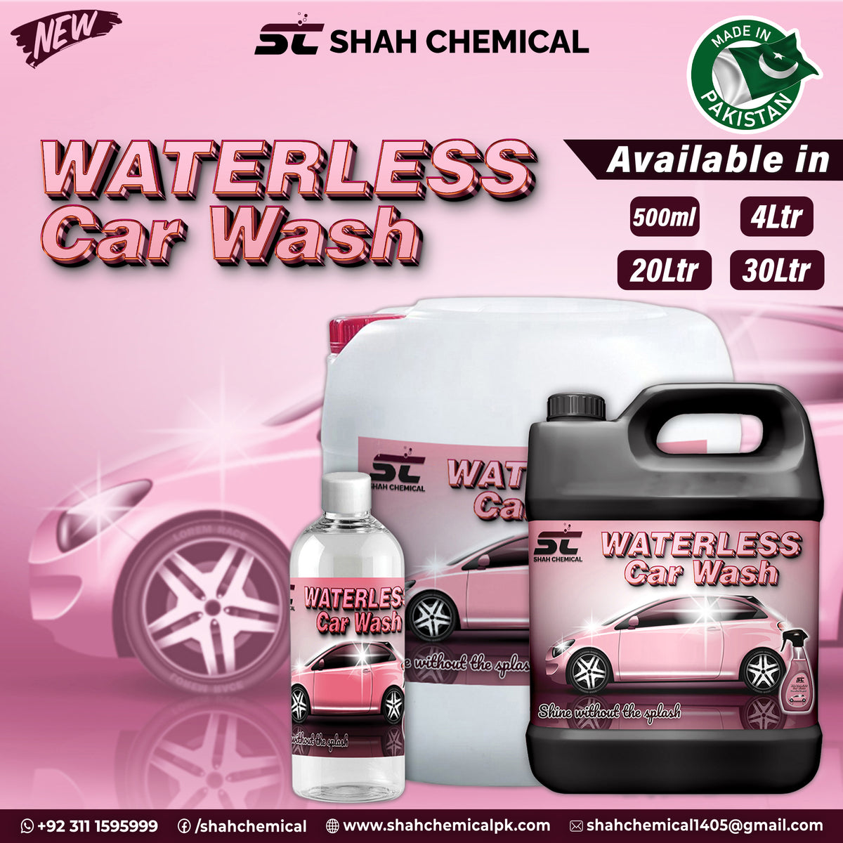 Water Less Car Wash Ready For Use