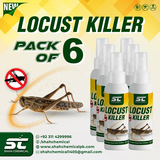 Pack of 6 Locust killer Ready For Use Spray - 120 ml
