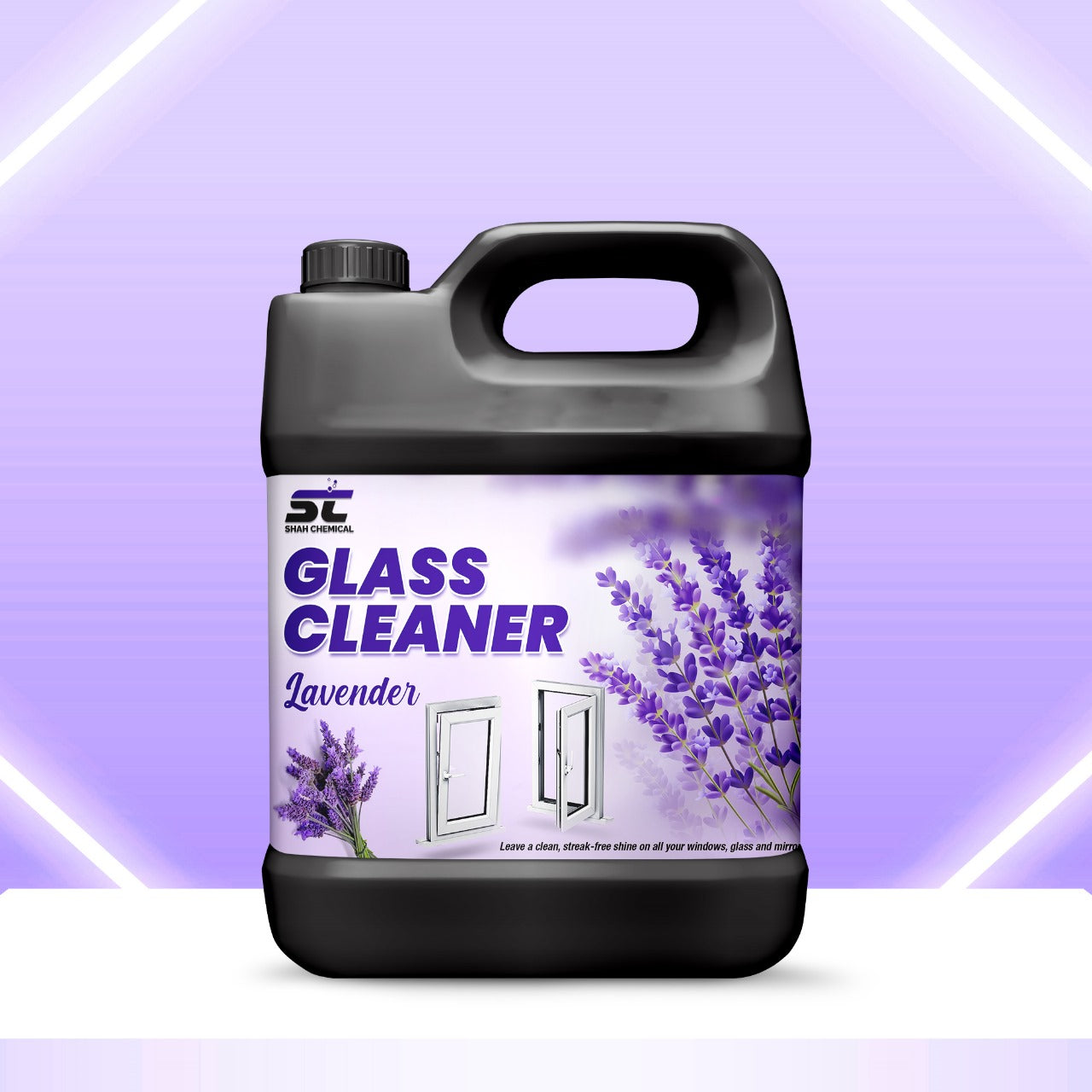 High Glossy Shine Glass Cleaner - 4 litre