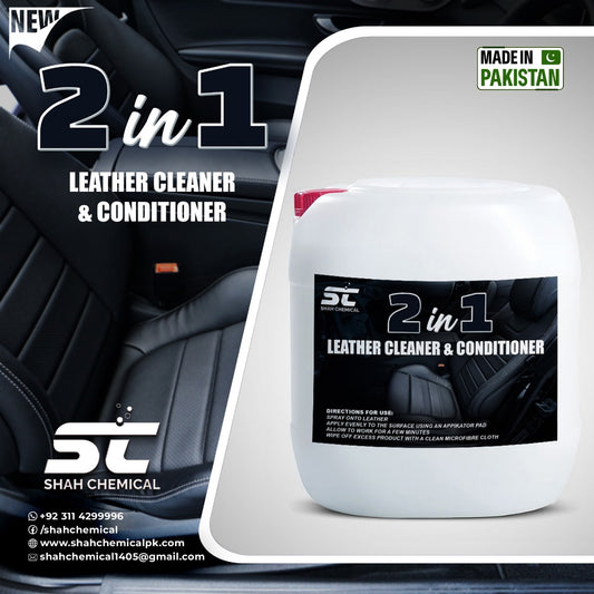 Leather Cleaner and Conditioner 2 in 1 - 30 litre