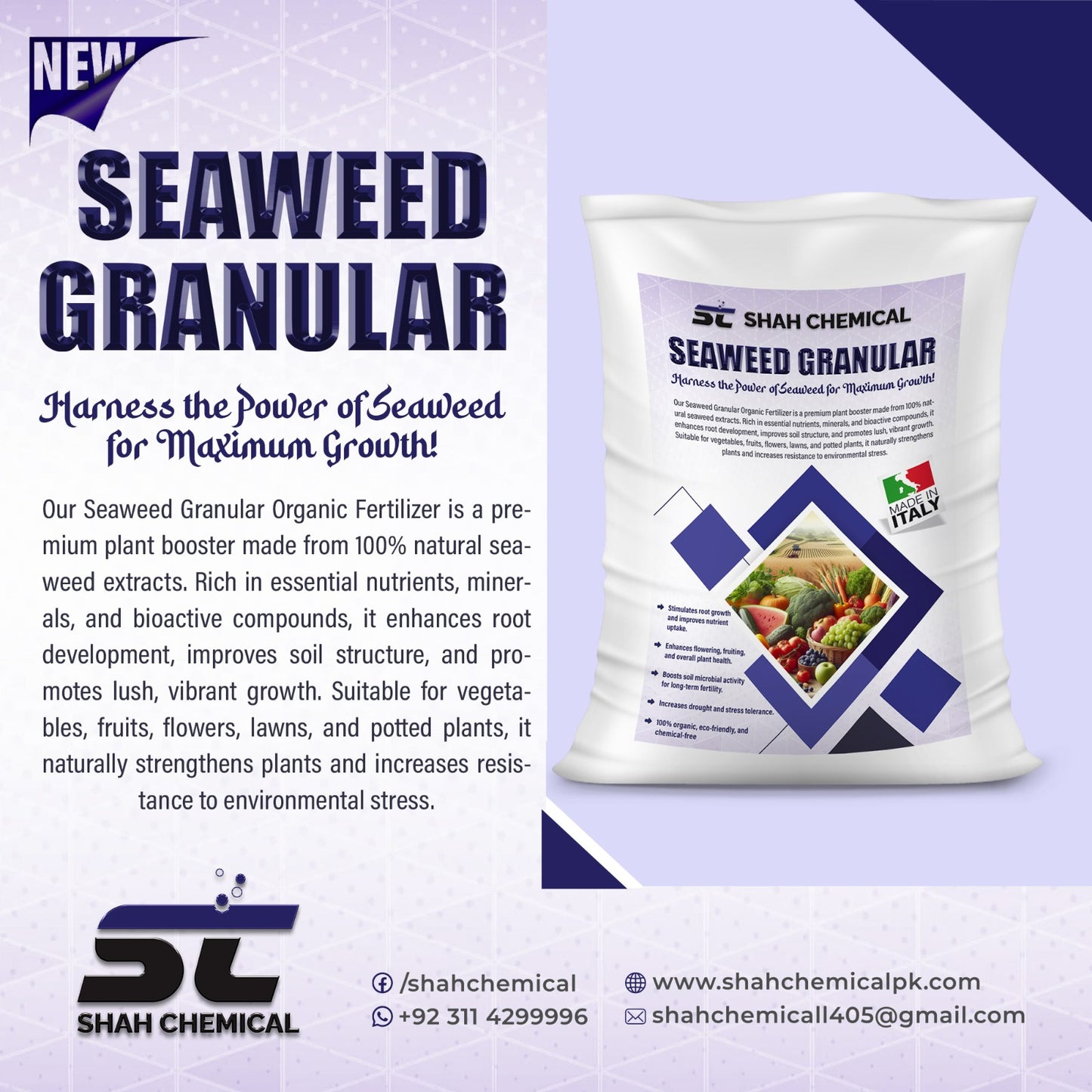 Seaweed Granular - MADE IN ITALY
