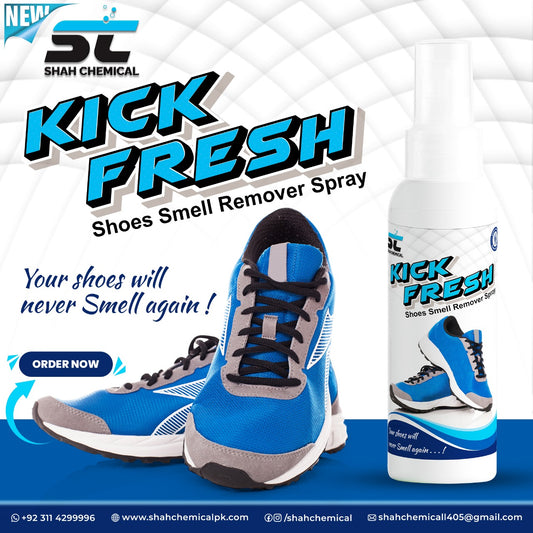 Kick fresh shoes smell remover spray - 120ml