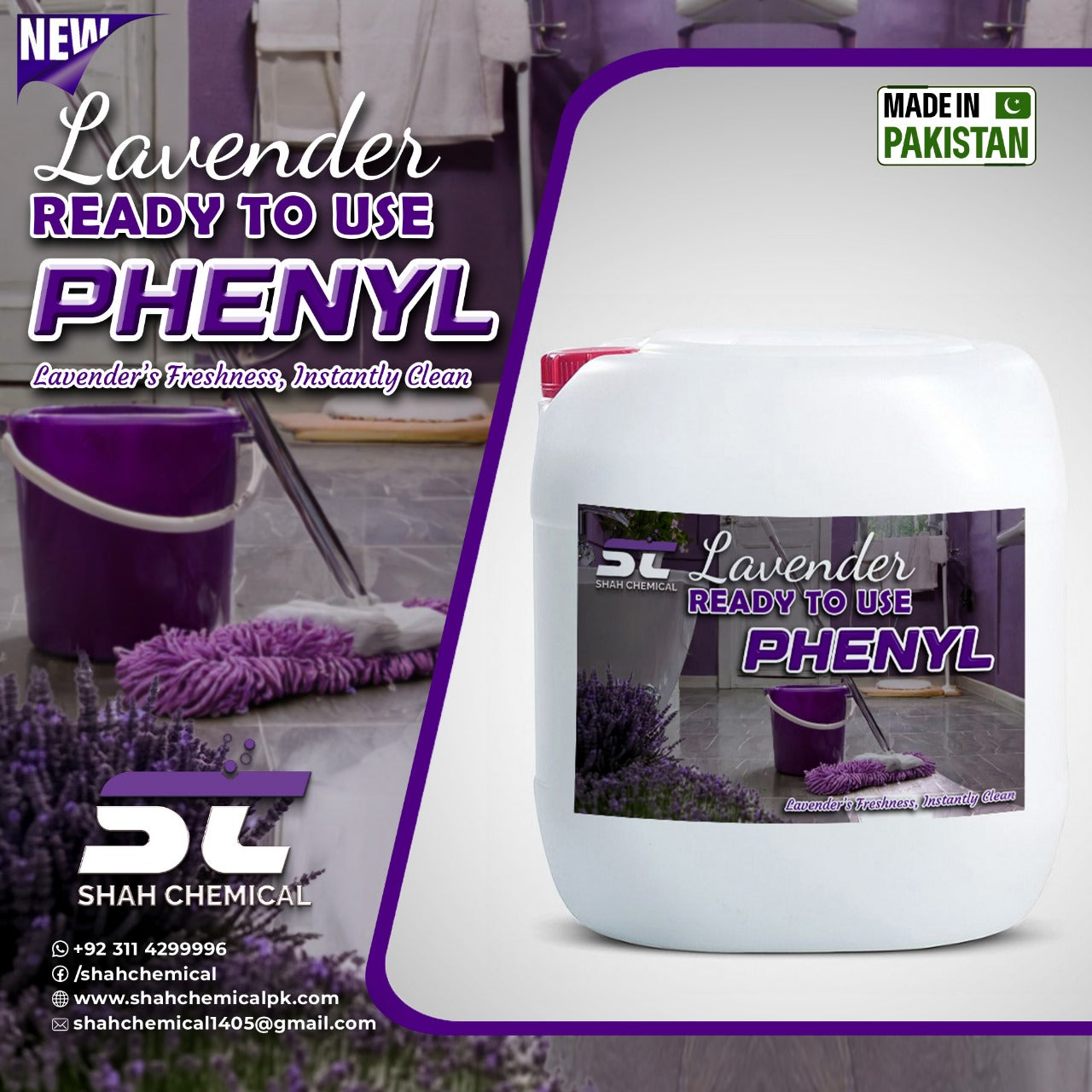 Levender Ready To Use Phenyl  20 Liter