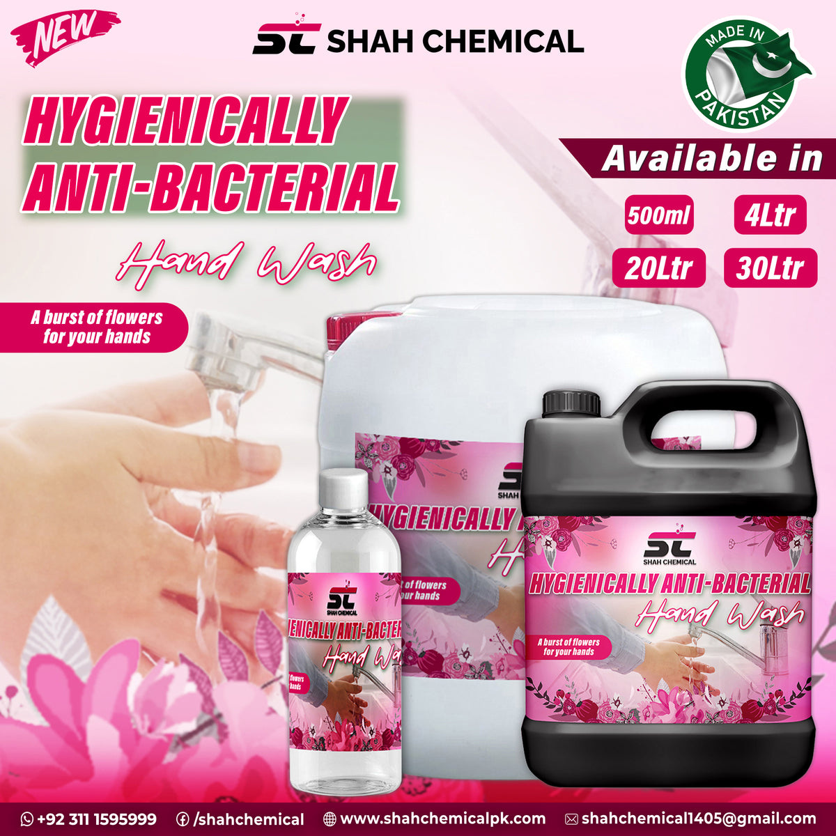 Hygienically Anti-Bacterial Hand wash liquid Soap