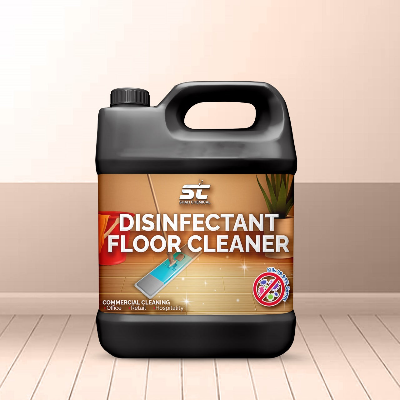 SHAH CHEMICALS Disinfectant Floor & Multi Purpose Cleaner - 4 litre SHAH CHEMICALS