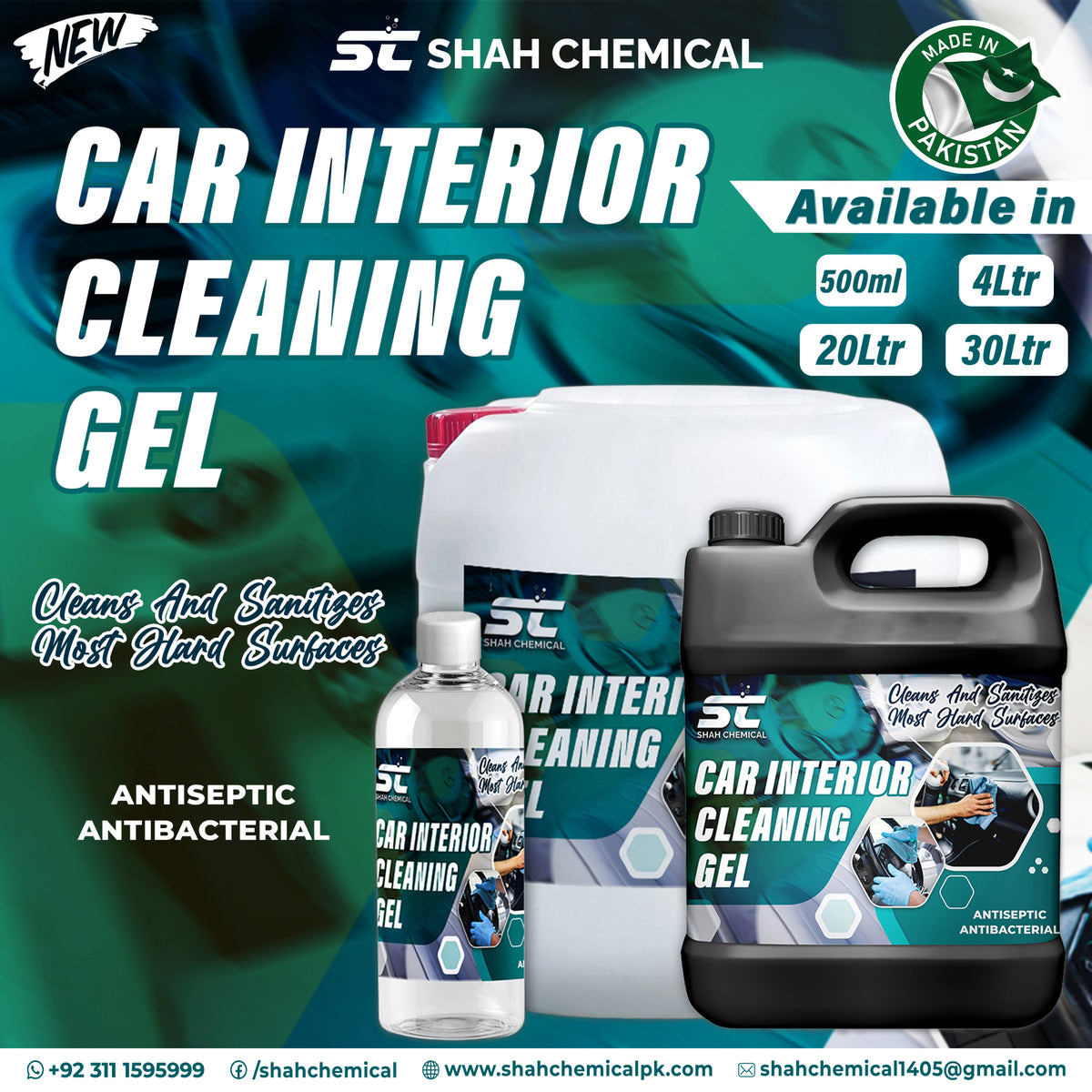 Car Interior Cleaning Gel