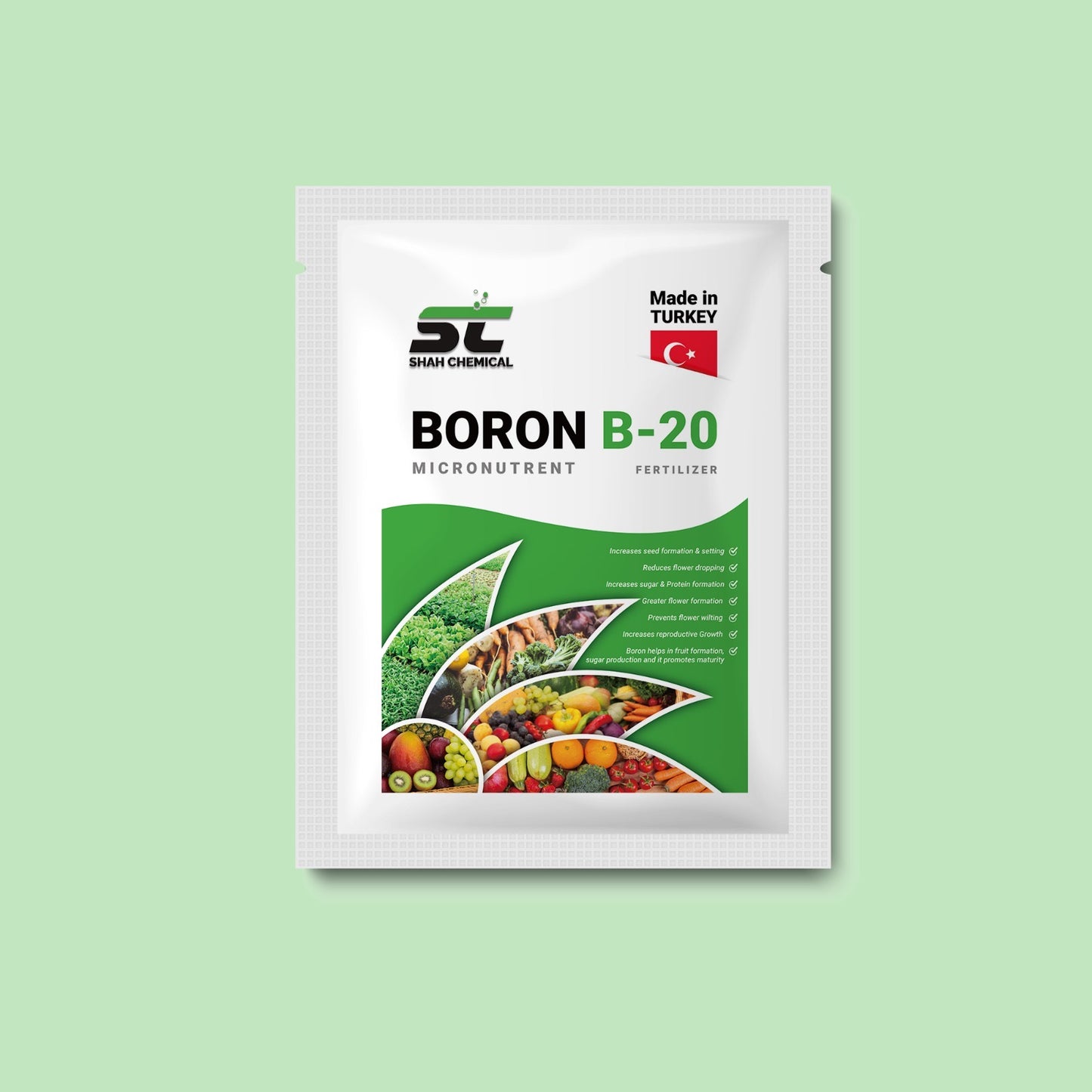 BORON B-20 Micronutrent - 1kg Pack MADE IN TURKEY