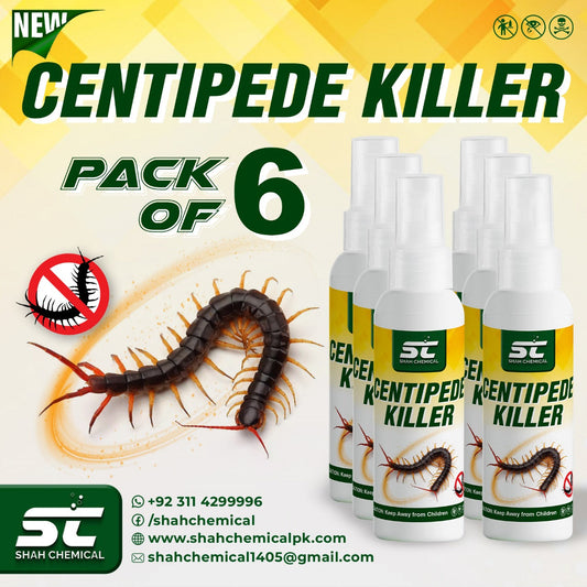 Pack of 6 Centipede Killer Ready For Use Spray - 120 ml