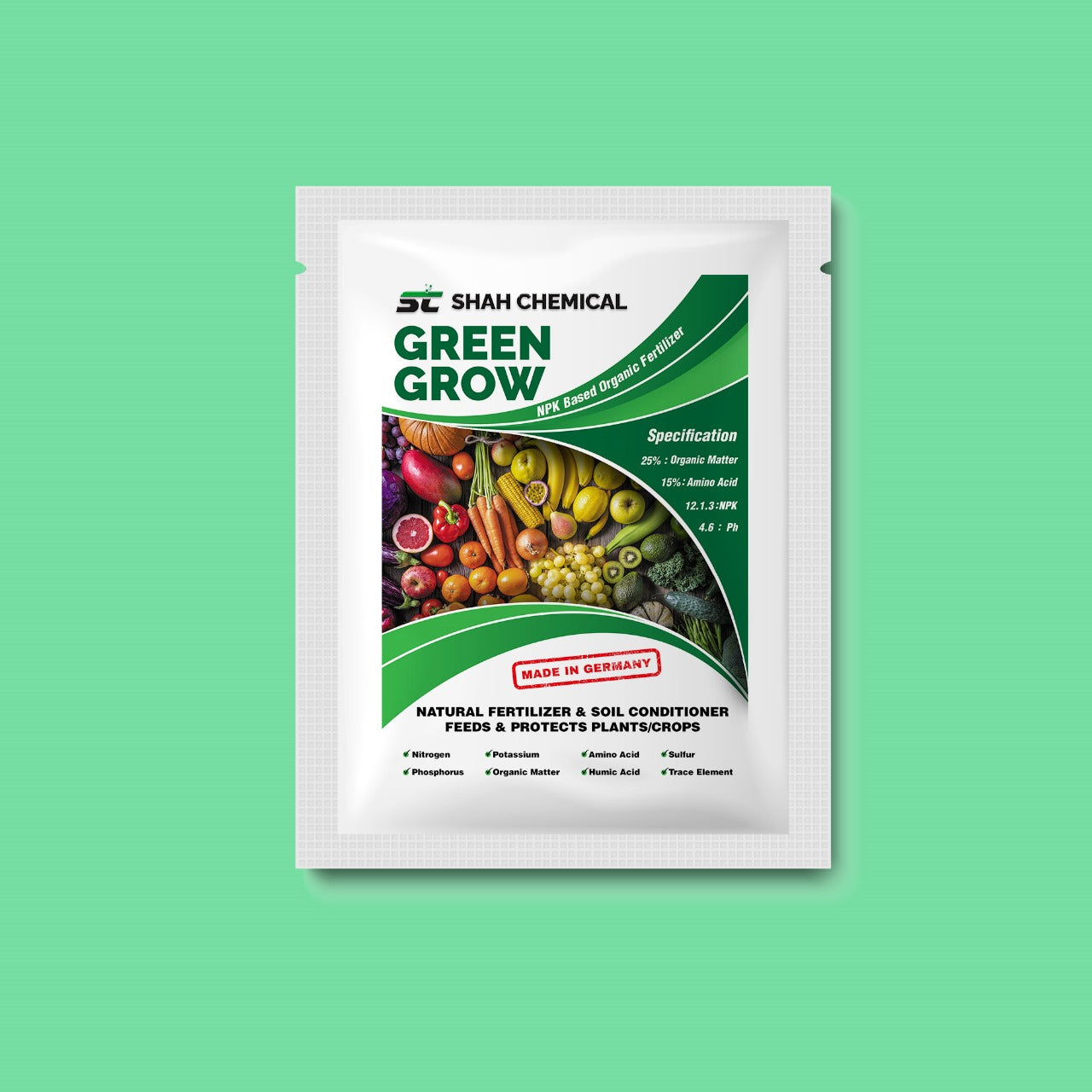 Green Grow ( NPK Based Organic Fertilizer ) - 1 kg MADE IN GERMANY