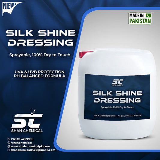 SHAH CHEMICALS Silk Shine Dressing Mate Polish Anti-Bacterial For Vehichle Interior - 20 litre SHAH CHEMICALS basic polish best car polish best wax polish for shoes car interior polish car polish car polish vs wax wax polish wood wax polish wood furniture wood polish