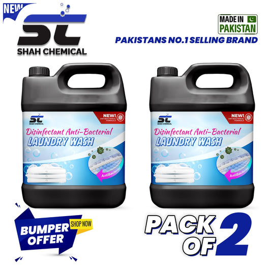 Pack of 2 Disinfectant Anti-Bacterial Laundary Wash 4 liter