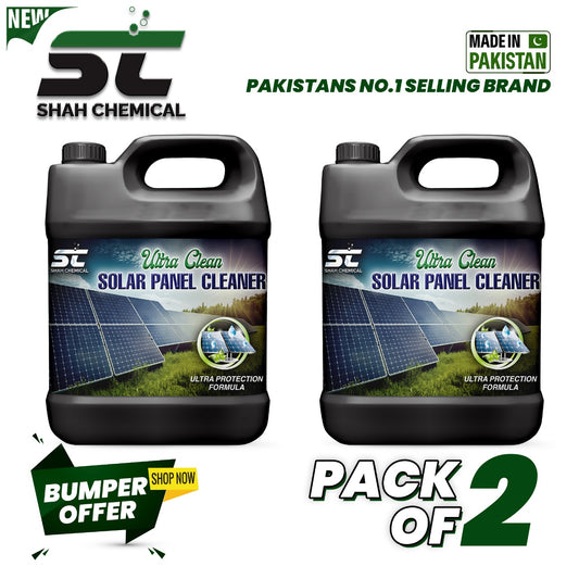 Pack of 2 Ultra Clean Solar Panel Cleaner - 4 litre