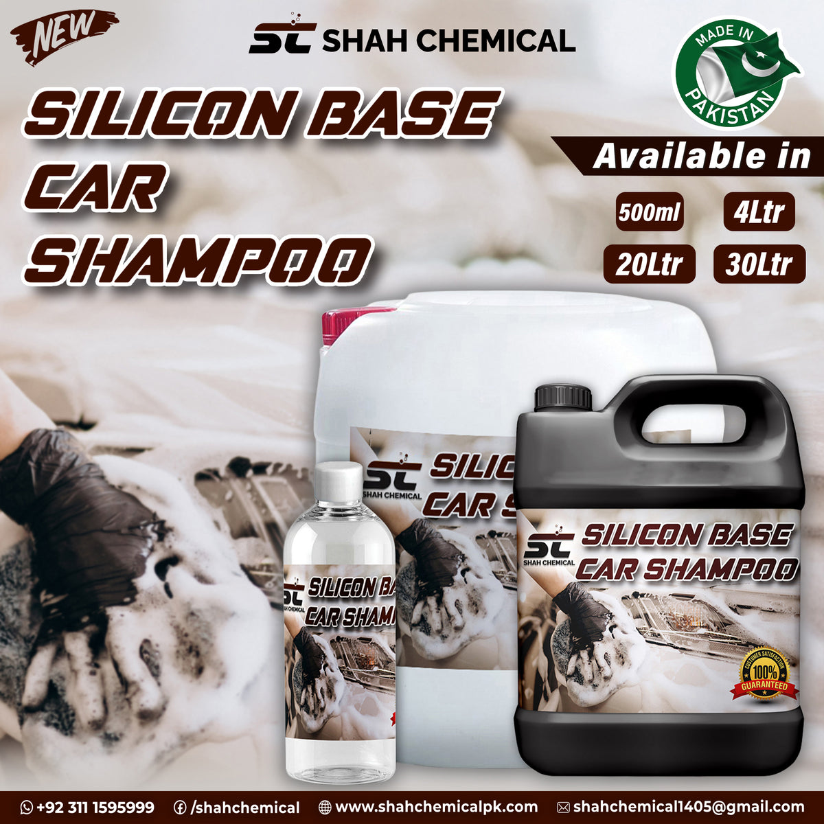 Silicone Base Car wash Shampoo
