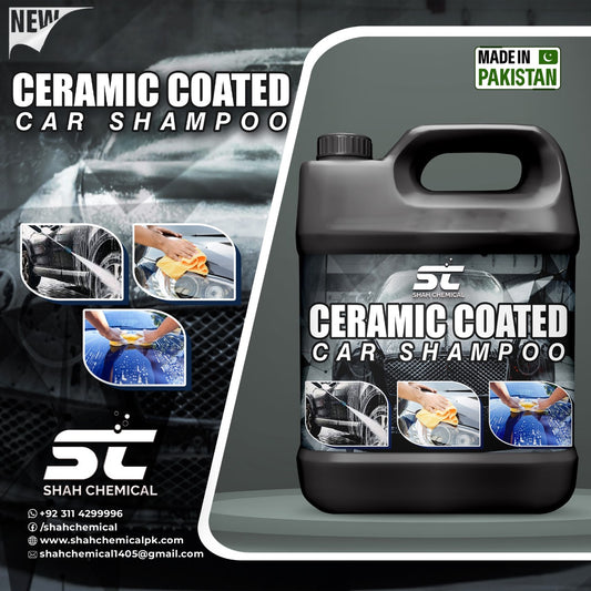 Ceramic coated car wash and wax shampoo - 4 litre