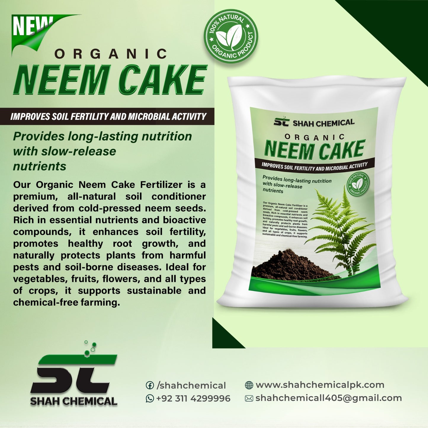 Organic Neem Cake Micronutrent