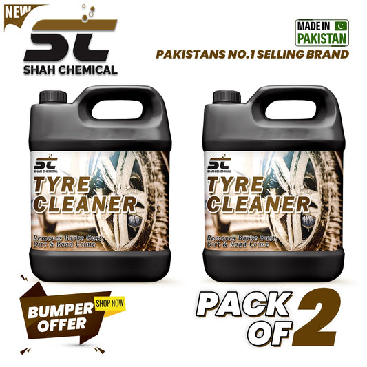 Pack of 2 Vehicle Tyre / Wheel Cleaner - 4 litre