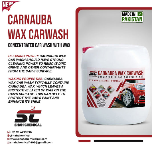 Carnauba Wax Car Wash & Wax Shampoo - 30 Litre