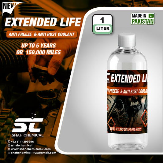 SHAH CHEMICALS Anti-Rust Heavy Duty Coolant For All Vehicle - 1 litre SHAH CHEMICALS