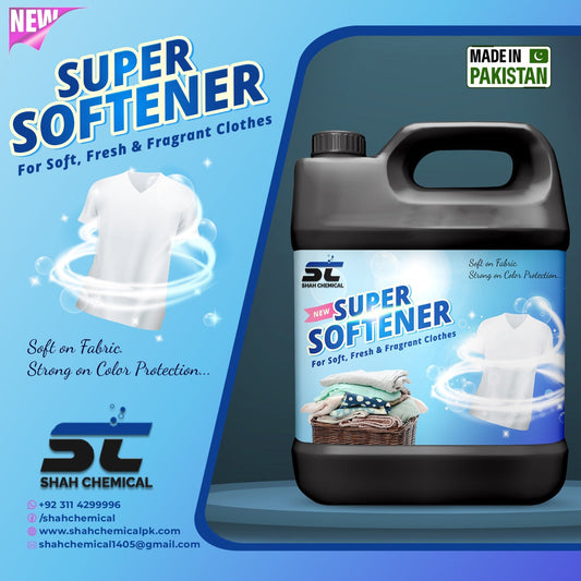 Super Softener ( For Soft , Fresh & Fragnant Clothes ) - 4 litre