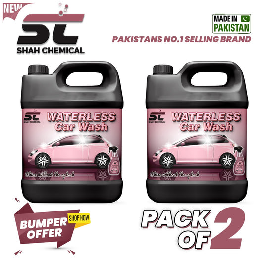Pack of 2 Water Less Car Wash Ready For Use - 4 litre