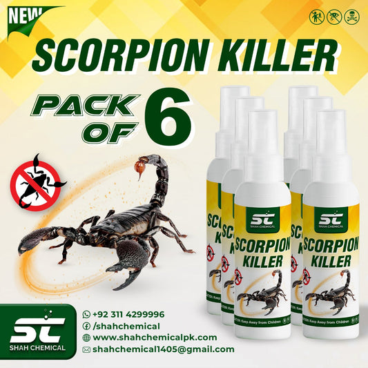 Pack of 6 Scorpion Killer Ready For Use Spray - 120 ml