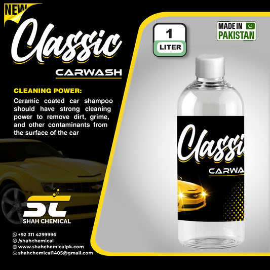 Classic Shine car wash & wax shampoo - 1 litre