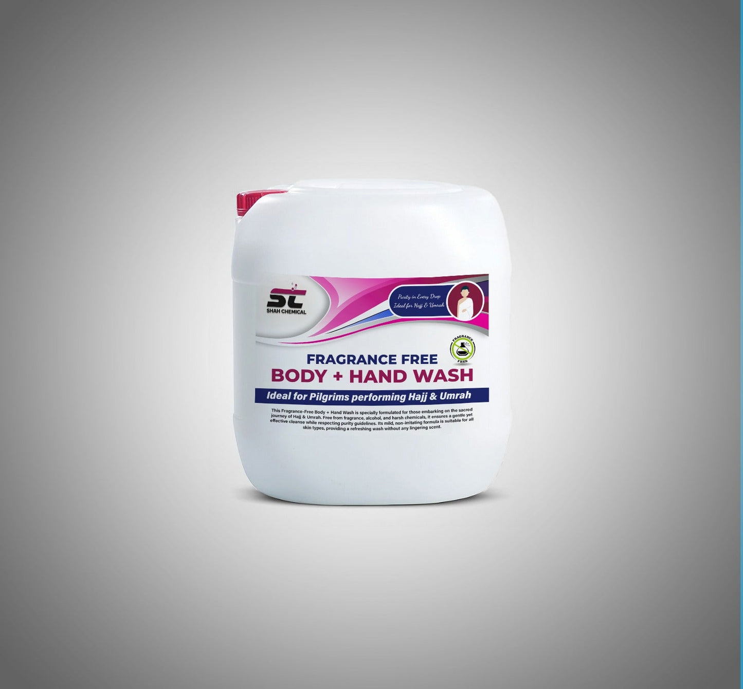 Fragrance Free Body + Hand Wash - 20 litre