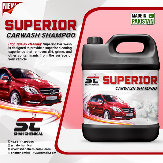 Superior Car Wash & wax Shampoo - 4 litre