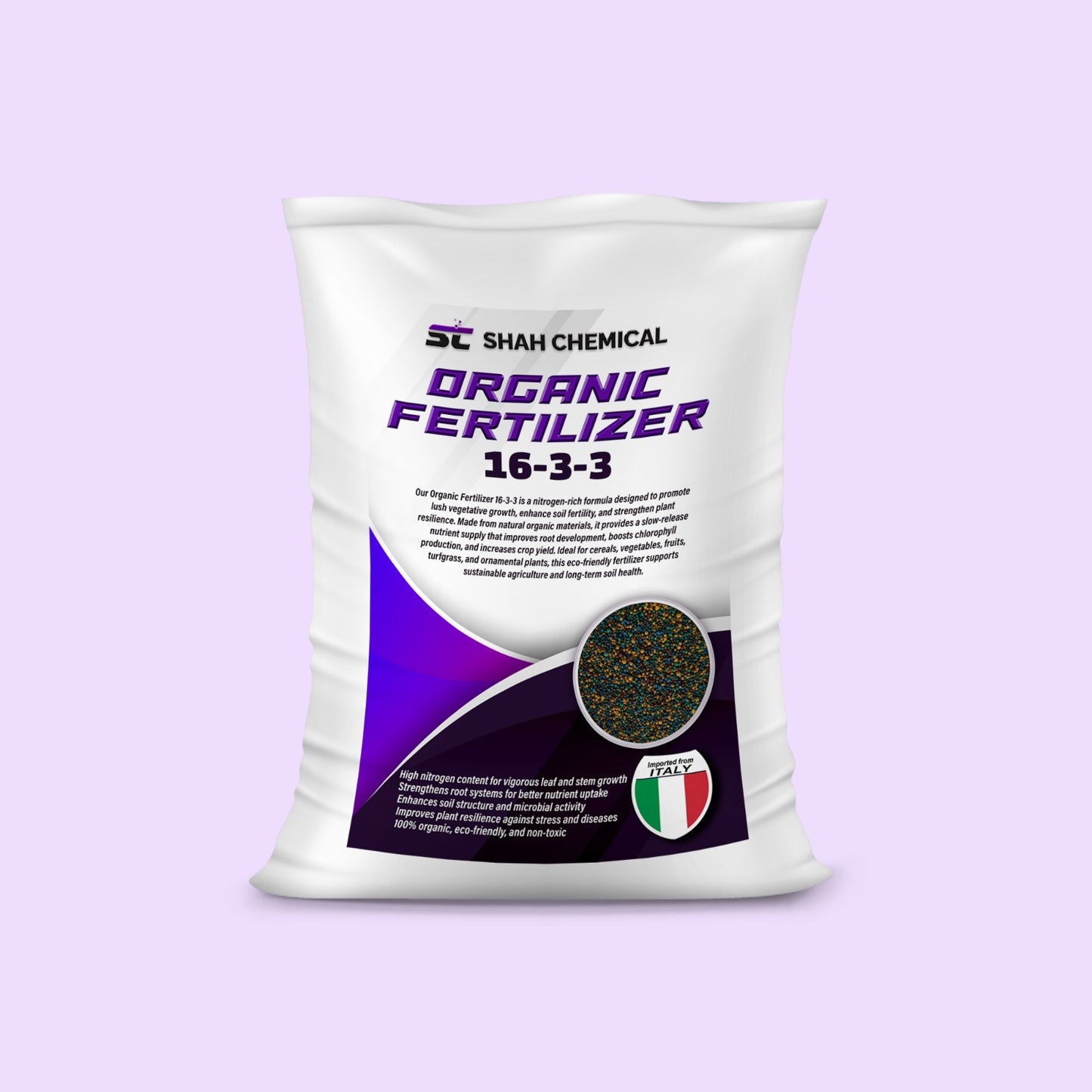 Organic Fertilizer 16-3-3 - MADE IN ITALY
