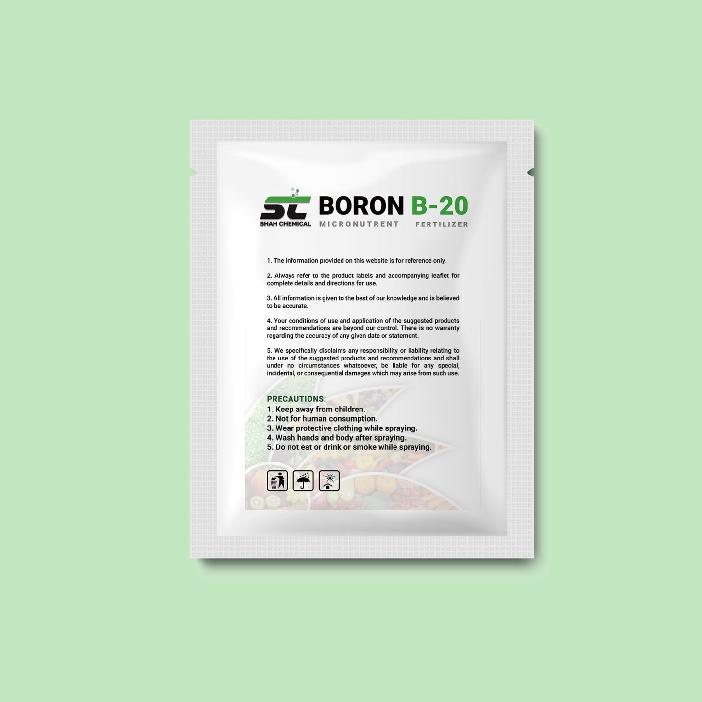 BORON B-20 Micronutrent - 1kg Pack MADE IN TURKEY