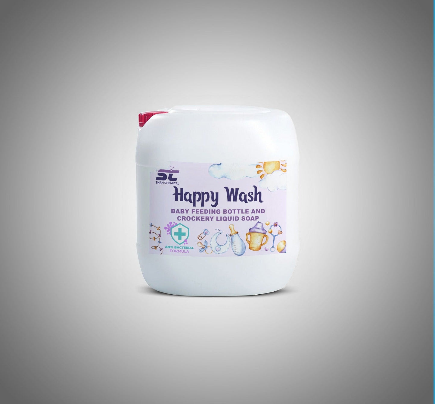 Happy Wash (baby feeding bottle and crockery liquid soap) - 30 litre