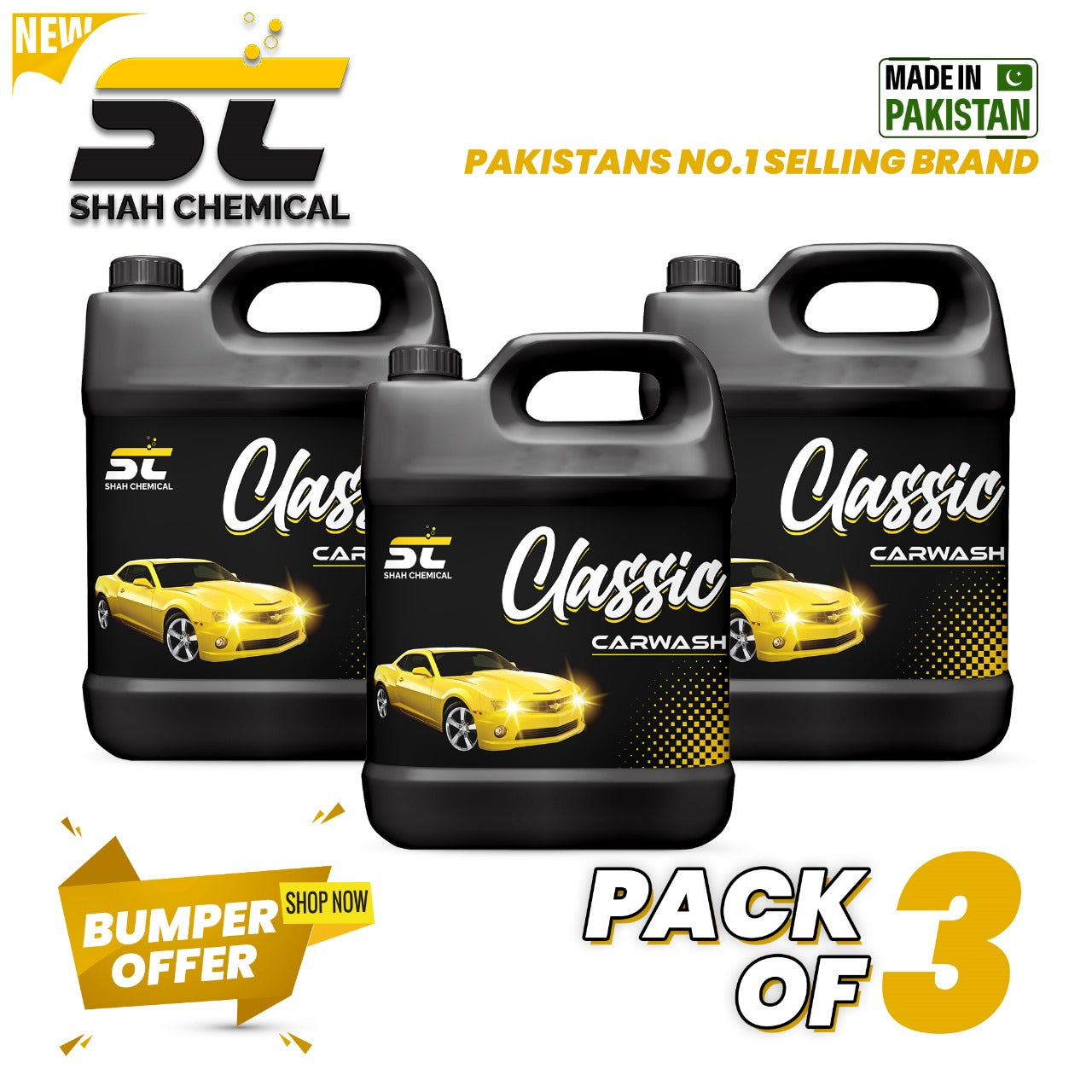 SHAH CHEMICALS Pack of 3 Classic Shine car wash & wax shampoo - 4 litre SHAH CHEMICALS best car shampoo best car wash shampoo best car wash shampoo for black cars car car foam shampoo car foam wash shampoo car shampoo car wash car wash shampoo car wash shampoo at home car wash shampoo best car wash shampoo foam car wash shampoo machine car wash shampoo making formula car wash shampoo malayalam car wash shampoo vendo car wash shampoo with wax how to make car wash shampoo