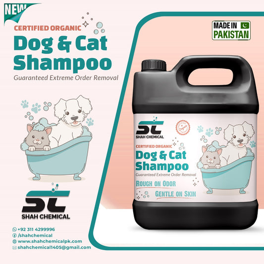 Organic Dogs, Cat and All Pets Shampoo - 4 litre